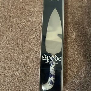 Spode Blue Room Pastry Server Box — White with Blue Label